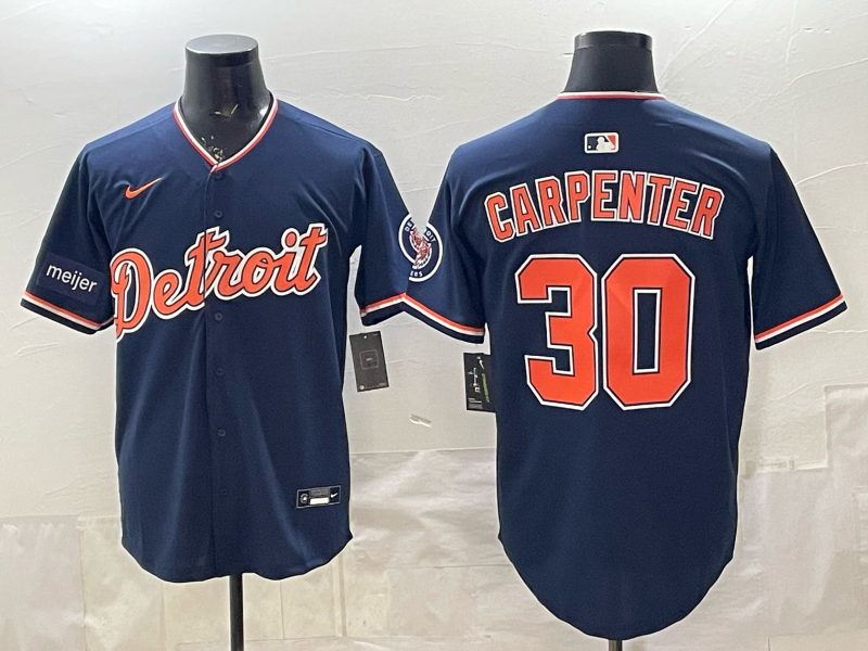 Men Detroit Tigers #30 Carpenter blue  Nike 2026 MLB Jersey 0402004
